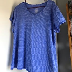 Athletic Works Blue Stripe Tee